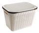 Корзина RATTAN прямокутна з кришкою, 20л 73008.2 фото 1
