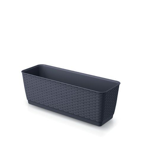 Балконний ящик Prosperplast Ratolla Case P 50cм Антрацит  DRL500P фото