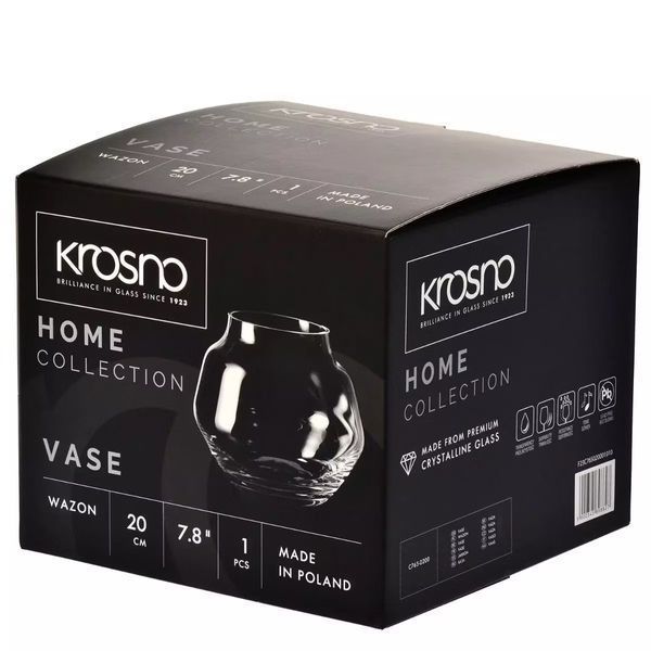 Ваза Krosno Home h20 см d23,6 см 898827 фото