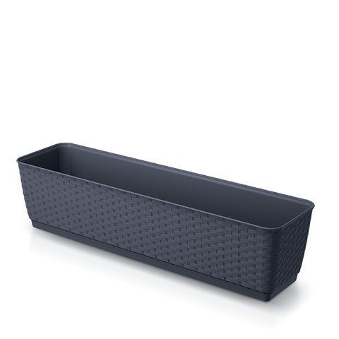 Балконний ящик Prosperplast Ratolla Case P 60cм Антрацит DRL600P фото