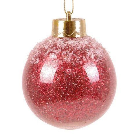 Шар новогодний пластиковый D-8 см. 13110 13110 фото