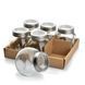 Комплект скляних банок BASIC KITCHEN 6 шт. 35480 35480 фото 1