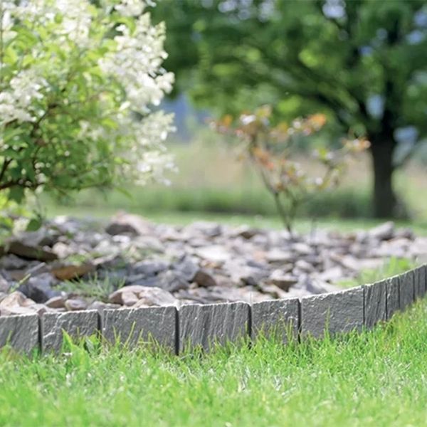 Бордюр садовий Garden Stone антрацитовий 3.9м. 92954 фото