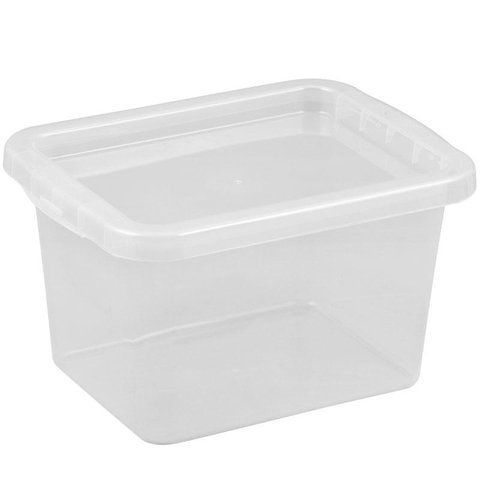 Ящик для зберігання Plast Team з кришкою Basic Box 8л 2294 фото