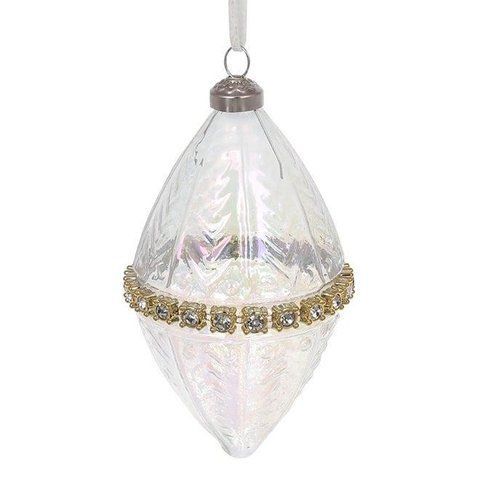 Набор стеклянных новогодних подвесок 15 см. 6 шт. 12635 12635 фото