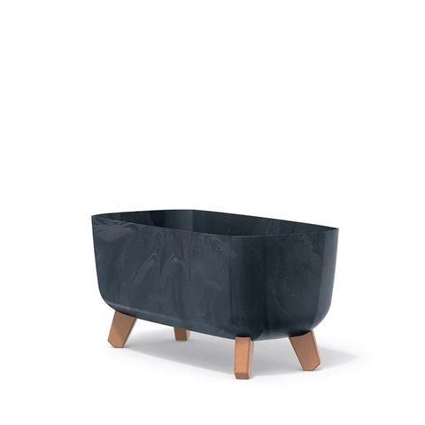 Горщик для квітів Prosperplast Gracia Case Beton Effect 40см на ніжках DGCL400E-CY700 фото