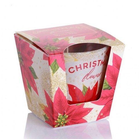 Свеча ароматическая "Christmas Flower" (Warm Red) 28801 фото