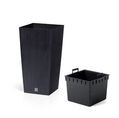 Горщик для квітів Prosperplast Rato Square 24 см, H-45 см DRTS240-440U фото