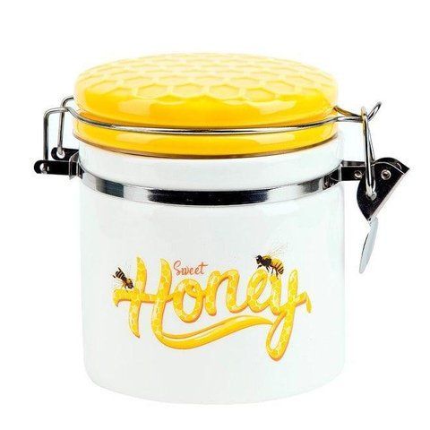 Банка керамічна з кришкою Honey 0.48 л. 32478 32478 фото