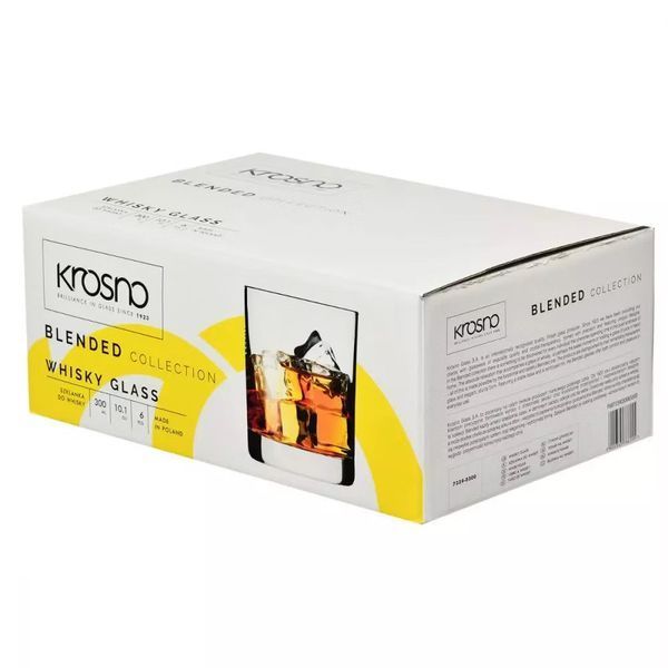 Набір бокалів для виски Krosno Blended, скло, 300 мл, 6 шт. 786155 фото