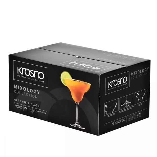 Набір келихів для маргарити Krosno Mixology, 270 мл, 6 шт 786254 фото