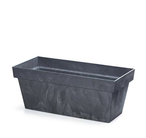 Балконний ящик Prosperplast Cube Case Beton Effect 40см Антрацит-мармуровий DCUC400E фото