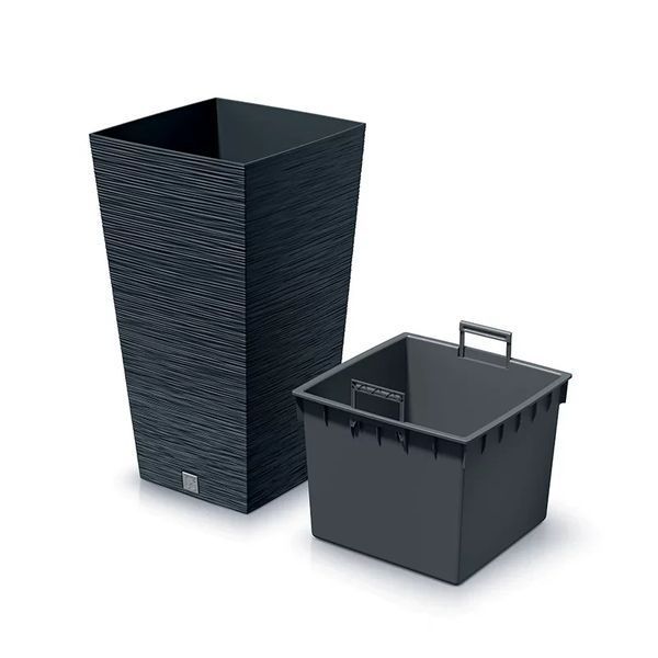 Горщик для квітів Prosperplast Furu Square 24см DFSH240-5615C фото