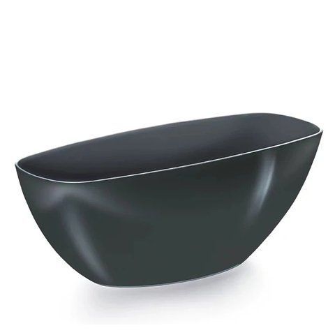 Горщик пластмасовий для орхідей Coubi антрацитовий 36см. DUMS360-S433 фото