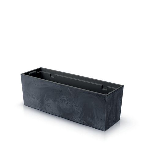 Балконний ящик Prosperplast Urbi Case Beton Effect 60 см Антрацит-мармуровий DUC600E фото