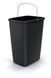 Мусорка Prosperplast Compacta Q basic прямоугольный 12л с металлической ручкой, черная 62479-411 фото 2