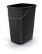 Мусорка Prosperplast Compacta Q basic прямоугольный 12л с металлической ручкой, черная 62479-411 фото 1